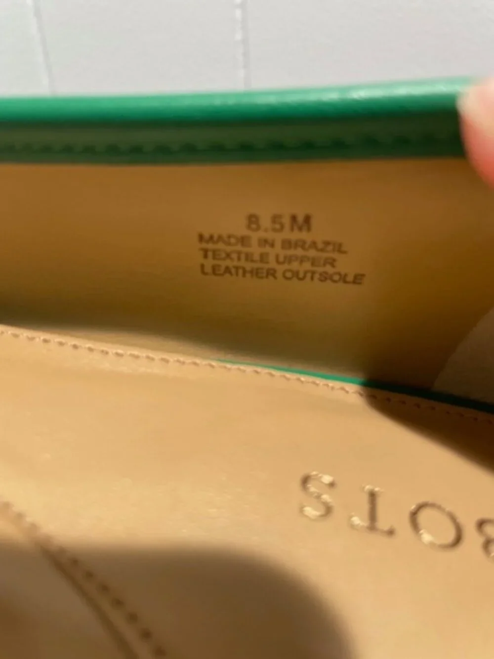 Talbot Green Flowered Blair Ballet Flat - 8.5m